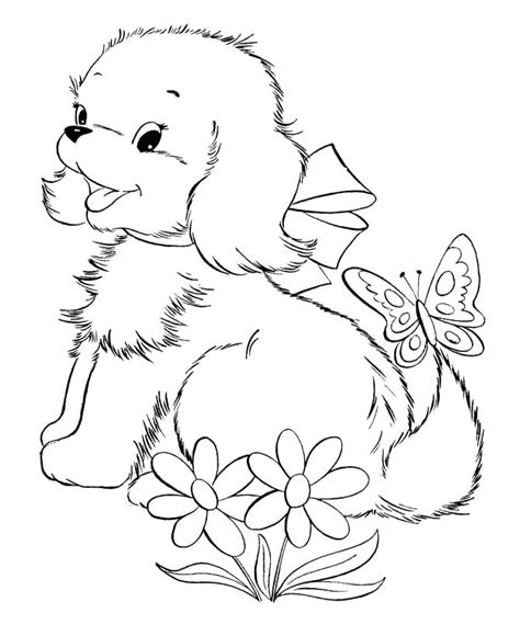 baby puppy coloring pages  getcoloringscom  printable