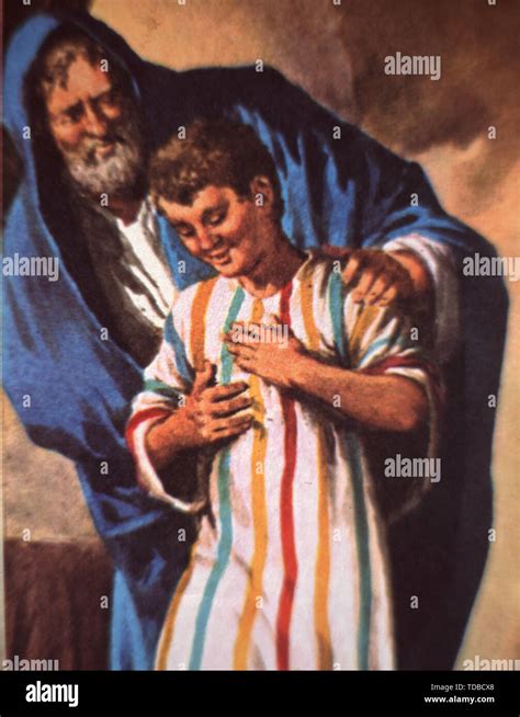 illustration   bible depicting genesis  joseph
