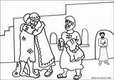 Prodigal Prodigue Fils Coloriage Colorier Prodigo Pródigo Parable Ebibleteacher Jackie Getcolorings Orthodox Nativity Church Stewardship Prodical sketch template