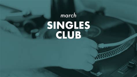 singles club march  shelf