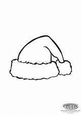 Hat Santa Christmas Clipart Template Coloring Pages Printable Drawing Claus Clip Outline Color Pattern Cool Crafts Merry Hats Use Firefighter sketch template