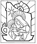 Coloring Jesus Pages Baby Xmas Christmas Nativity Printable Color sketch template