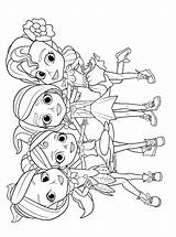 Rainbow Rangers Coloring Fun Kids sketch template
