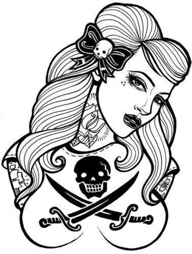 9 Best Pirate Girl Pinup Tattoo Images On Pinterest