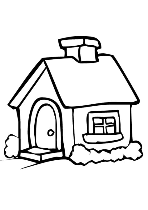 houses  coloring pages