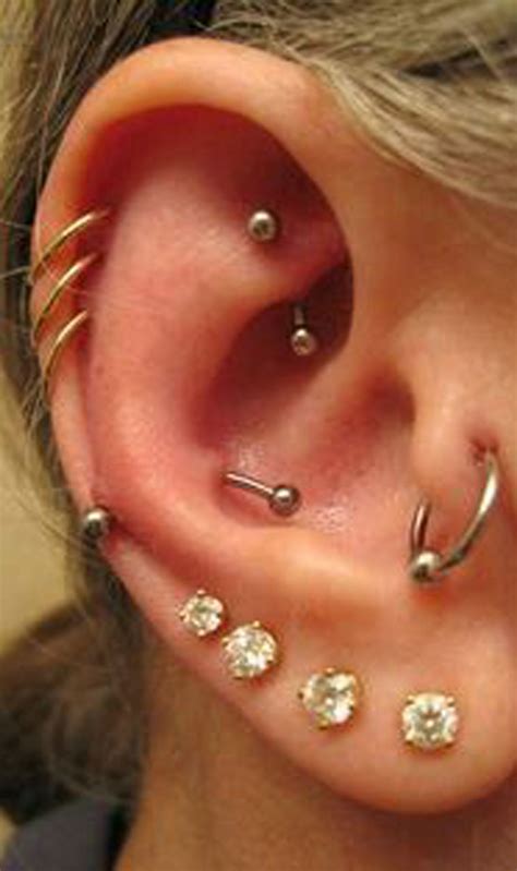 nur swarovski circle crystal ear piercing jewelry  earring earings