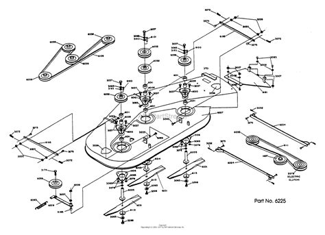 dixon ztr   parts diagram  mower deck assembly