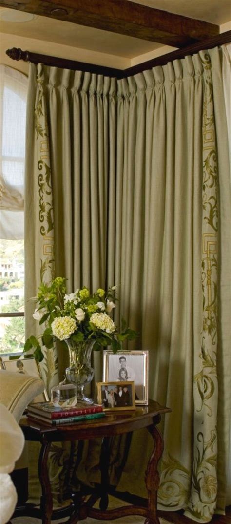 images  corner window solutions  pinterest window treatments toile curtains