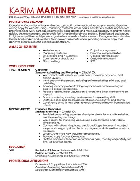 application letter resume examples