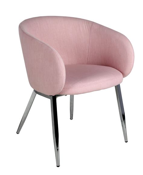 chaise fauteuil rose