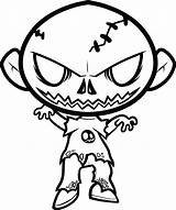 Scary Coloring Pages Kids Printable Getcolorings Print sketch template