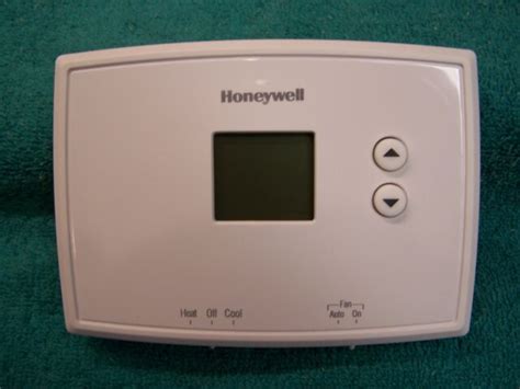 honeywell rthb digital  programmable thermostat white  sale  ebay