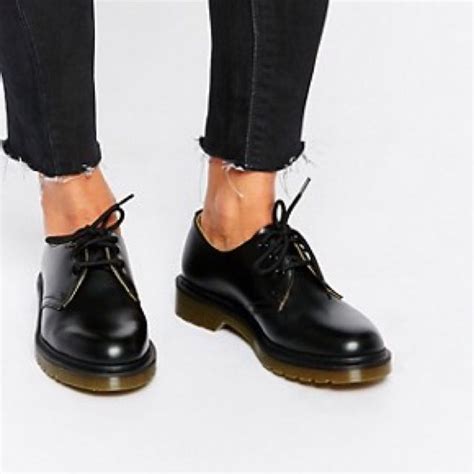 dr martens  cut black boots luxury apparel  carousell