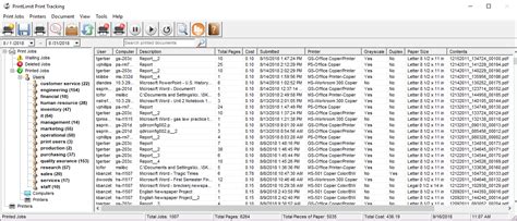 print tracking  windows print server printlimit