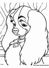Disney Coloring Pages Lady Tramp Getcolorings sketch template