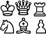 Chess Pieces Clipart Clip Set Icons Svg Game Figures Vector Icon Play Library Cliparts Strategy Tag Donate sketch template