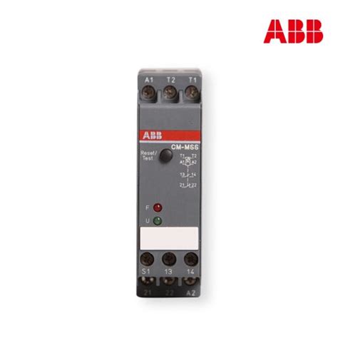 abb relay ptc thermistor relay cm mss  reset option  electricity