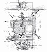 Storyboard Film Examples Inception Storyboards Movies Action Artist Gabriel Hardman Nolan Board Christopher Animation Twistedsifter Scene Drawing sketch template