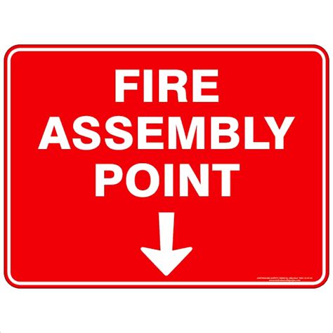 fire assembly point discount safety signs  zealand