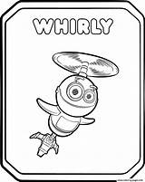 Rivets Rusty Coloring Robot Pages Flying Whirly Printable sketch template