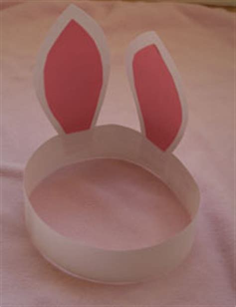 preschool crafts  kids easter bunny headband ears craft