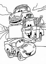 Cars Coloring Pages Printable Print Getcolorings Color sketch template