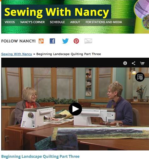 1000 Images About Nancy Zieman Quilt Video S On