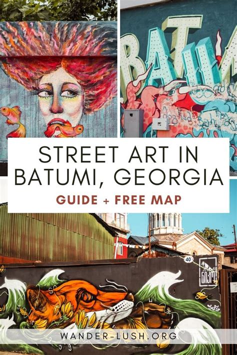 street art  batum georgia guide  map