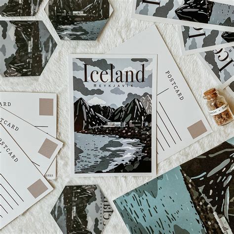 iceland postcard  sale   left