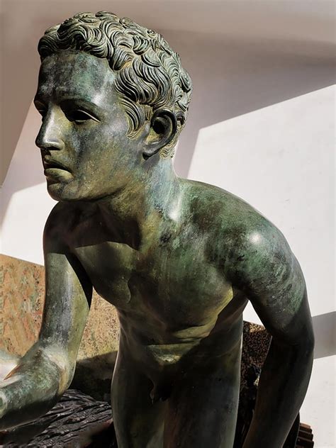 Unknown Nude Male Runner Classical Bronze After The