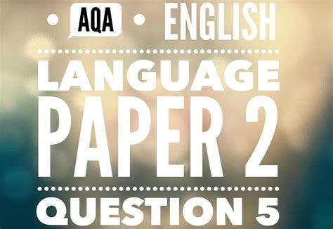aqa english language paper  question  part  aqa english language