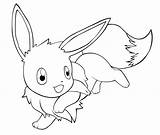 Eevee Coloring Pokemon Pages Evolutions Popular sketch template