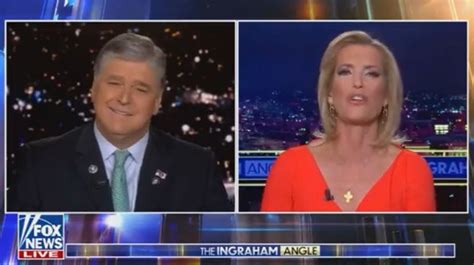 hannity and laura ingraham throw on air tantrums over their leaked text