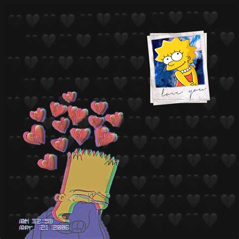 20 Inspiration Heart Broken Sad Simpsons Drawings