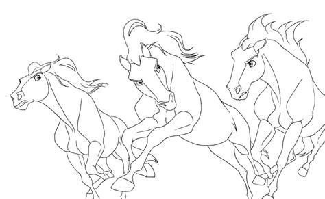 spirit horse drawing  getdrawings