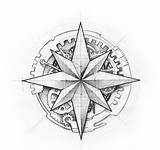 Compass Rose Coloring Tattoo Drawings Designs Patterns Steampunk Pages Conformity Aversion Getdrawings Getcolorings sketch template