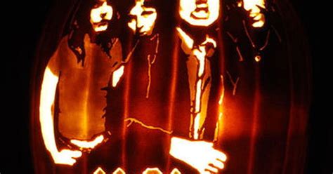Ac Dc Photos Pumpkins Carved To Look Like Rock Stars