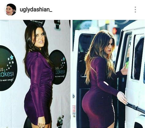 real vs fake khloe kardashian butt memes khloe kardashian plastic surgery celebrity plastic