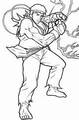 Ryu Printable sketch template