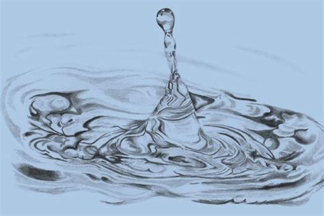 water illustration  natalie hancock water pencil illustration art