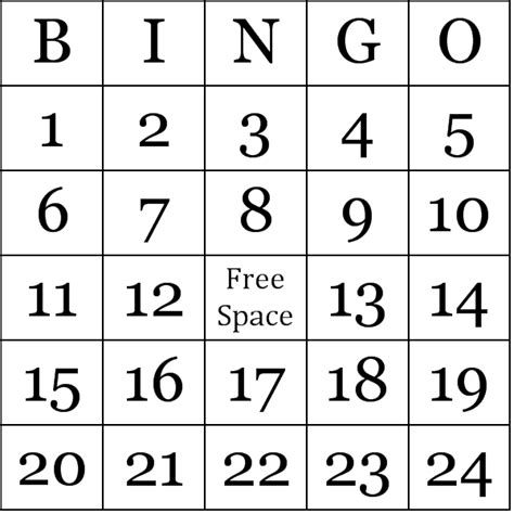 numbers   bingo cards