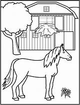 Granja Colorear Pferde Caballo Playmobil Pferd Farmyard Preschool Ausmalen Malvorlagen Coloringhome sketch template