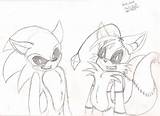 Exe Tails Knuckles sketch template