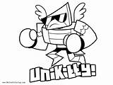 Unikitty Coloring Pages Hawkodile Printable Kids Adults sketch template