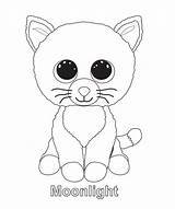 Beanie Coloring Pages Boo Boos Ty Dog Kids Party Printable Print Babies Colouring Sheets Cat sketch template