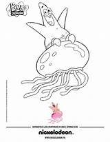 Spongebob Coloring Pages Patrick Star Jellyfish Sea Sponge Drawing Fun Print Color Jelly Plankton Getcolorings Cliparts Ocean Krusty Krab Getdrawings sketch template