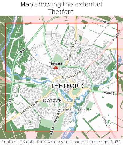 thetford thetford   map