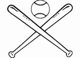 Baseball Clip Bat Clipart Drawing Diamond Outline Bats Softball Ball Logo Draw Field Cliparts Logos Line Silhouette Vector Library Troy sketch template