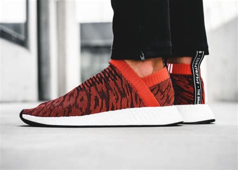 The Adidas Nmd City Sock 2 Red Glitch Arrives Next Week