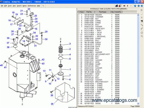 komatsu forklift fork lift truck electronic parts catalogs
